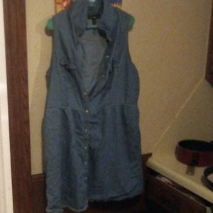 A jean dress